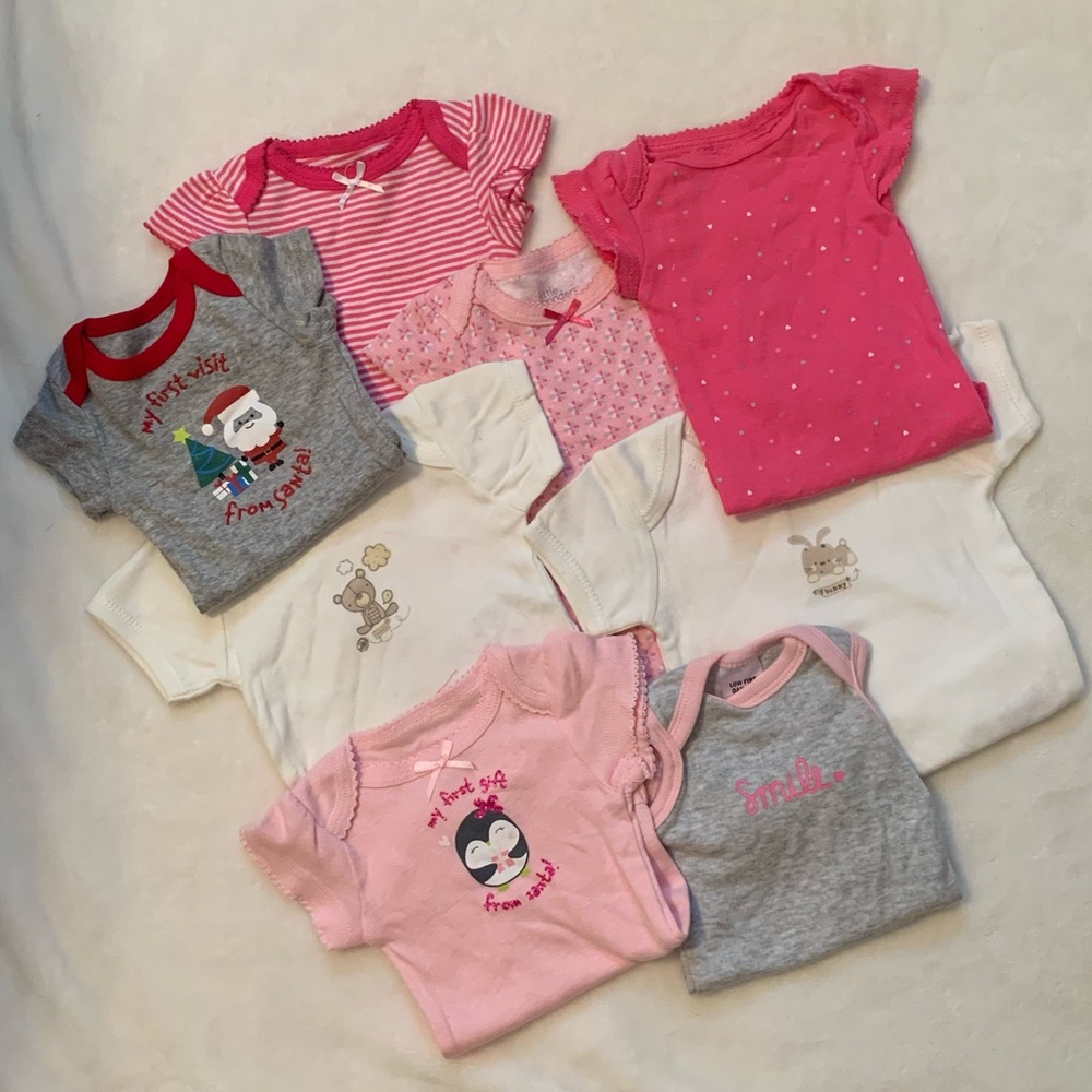 Newborn Onesie Bundle set of 8
